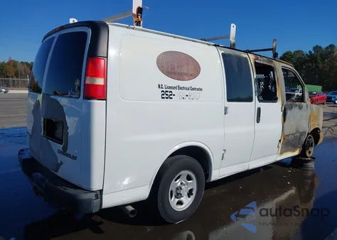 2006 Chevrolet Express Work Van из США, поврежденный, VIN 1GCFG15X361221807
